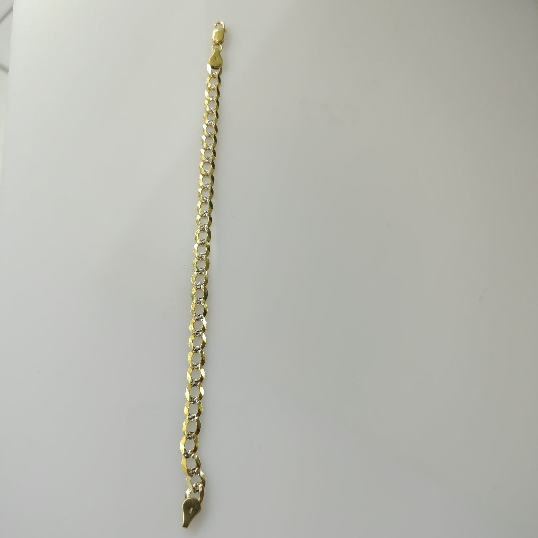 PULSERA BARBADA 14K 21 CM 5.6 GR (NUEVO)