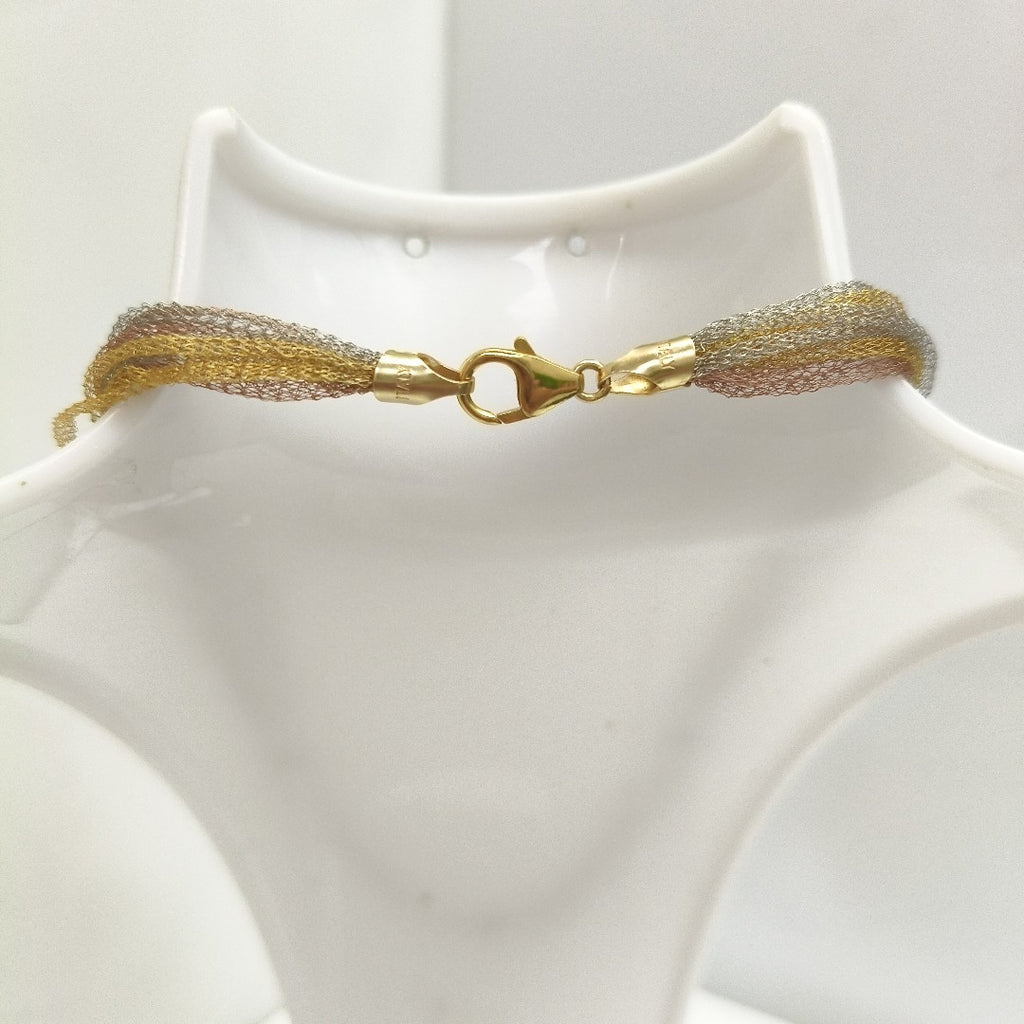GARGANTILLA ORO COMBINADO 10 K 11,20 GRMS (SEMINUEVO)