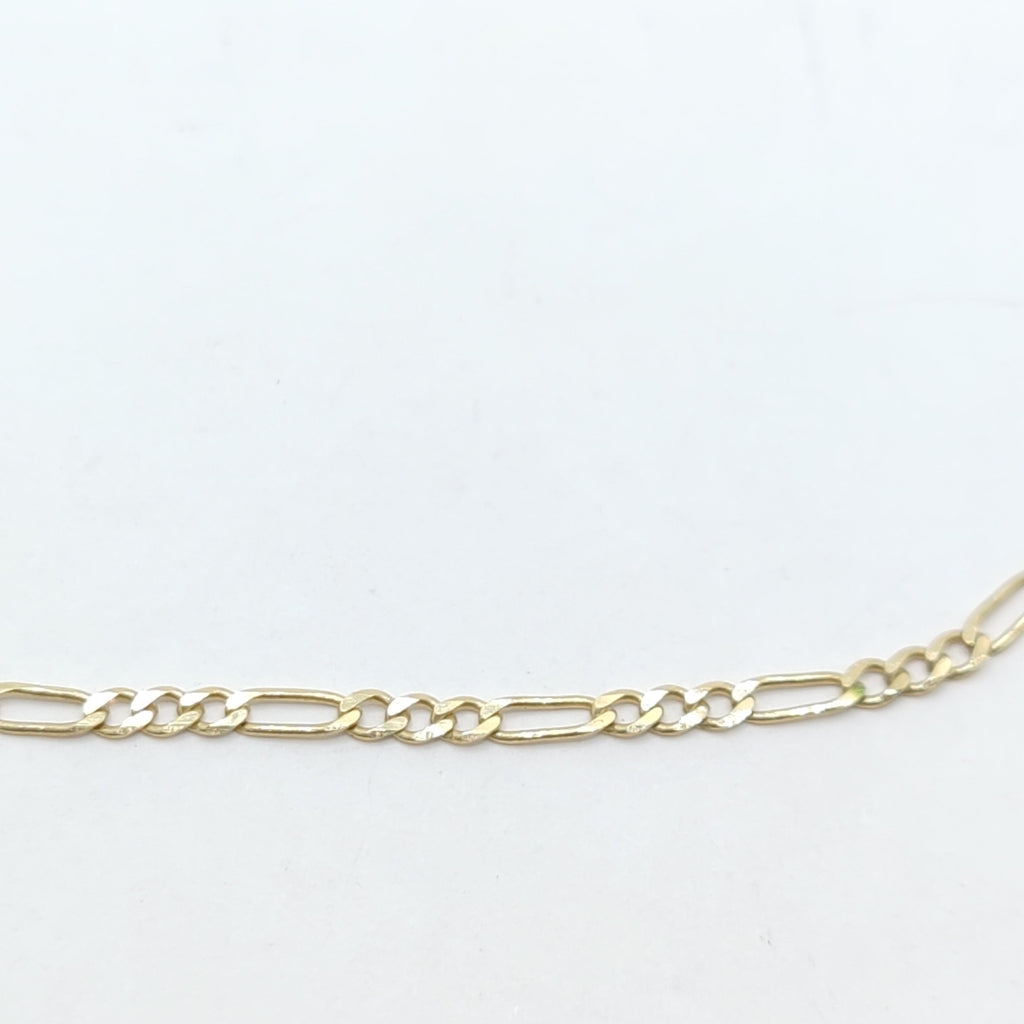PULSERA TEJIDO 3X1 14K 18 CM 2 GR (NUEVO)