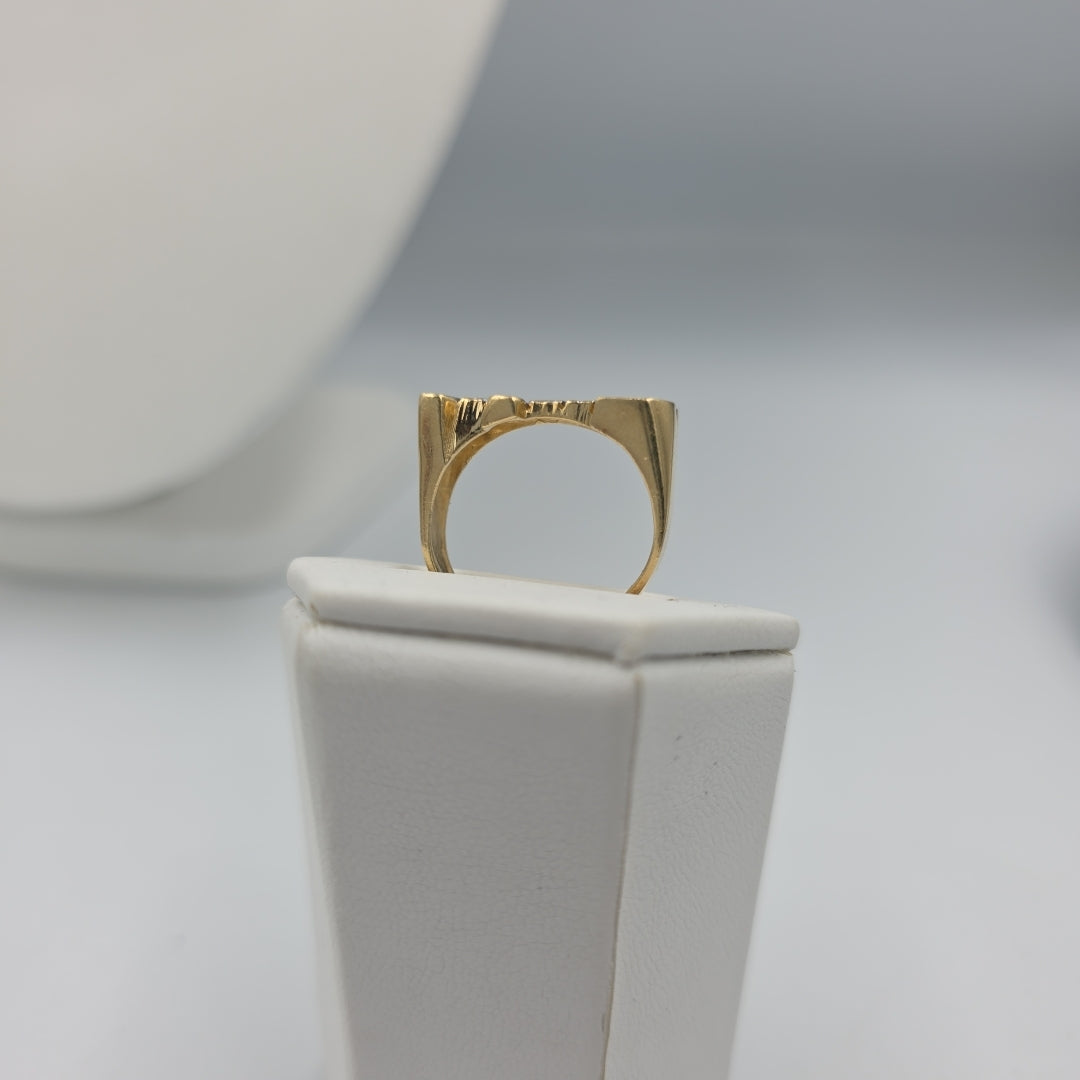 ANILLO DE GRADUACIÓN ORO, ORO COMBINADO, RODIADO 14 K 4.7 GRMS (SEMINUEVO)