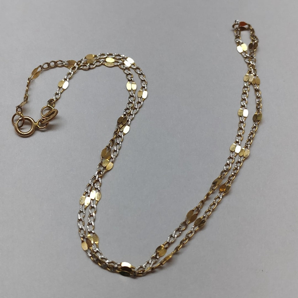 CADENA ORO,RODIADO 10 K 1,30 GRMS (SEMINUEVO)