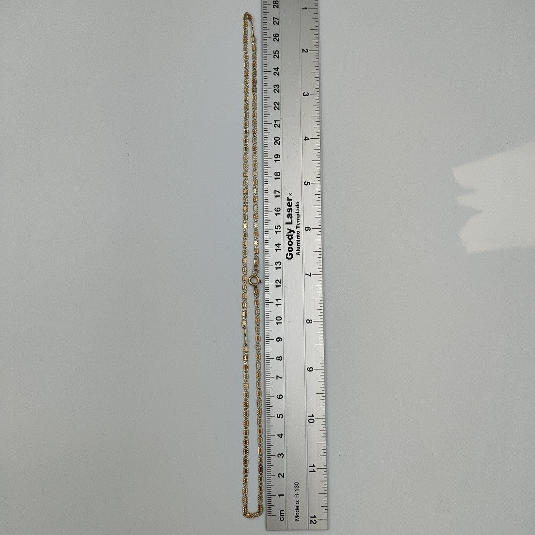 CADENA ORO,ORO COMBINADO 14 K 5,30 GRMS (SEMINUEVO)
