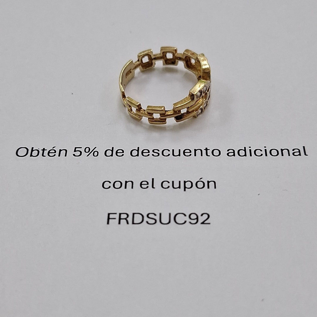 ARGOLLA DE LA SUERTE ORO 14 K 2,80 GRMS (SEMINUEVO)