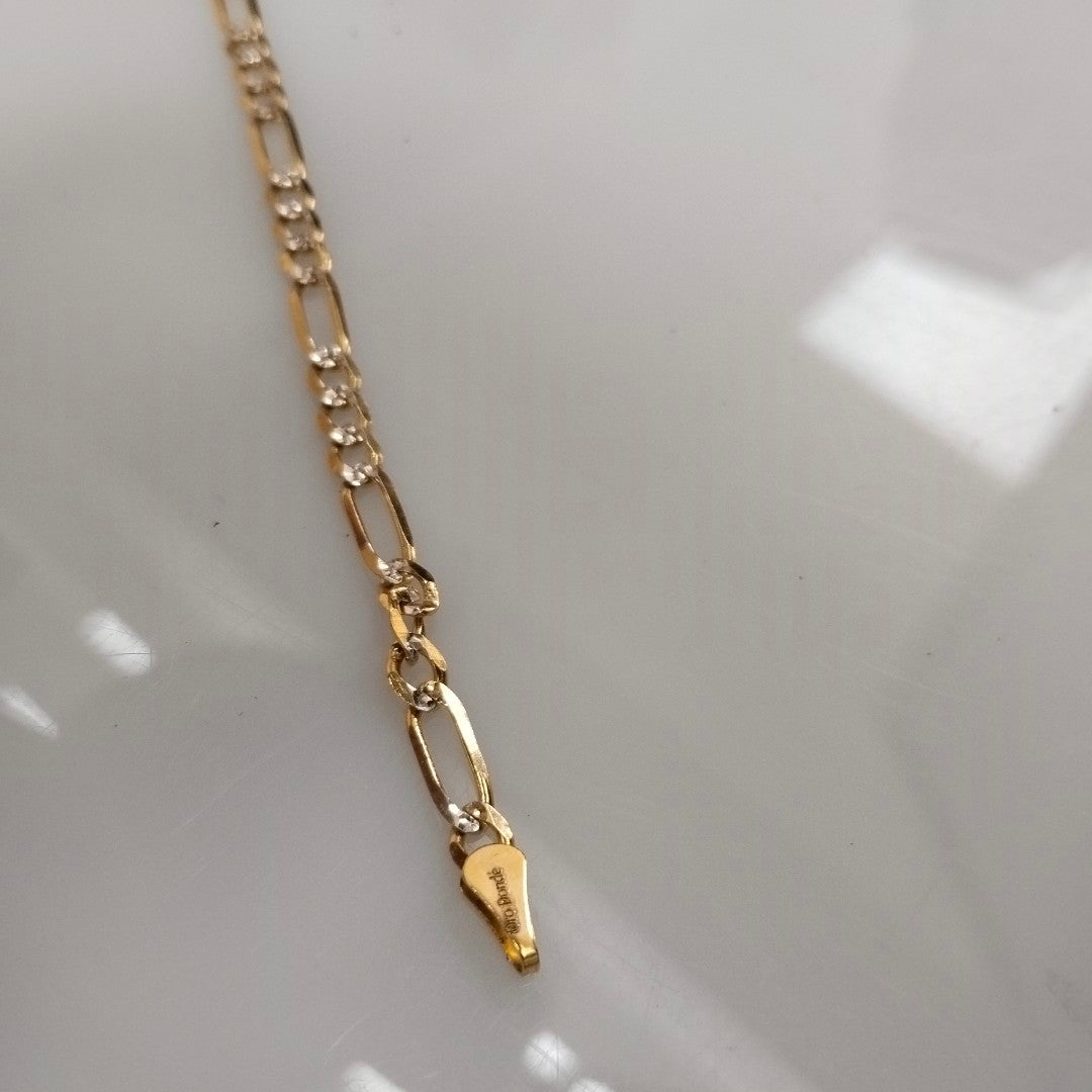 PULSERA 3X1 14K 18 CM 4 GR (NUEVO)