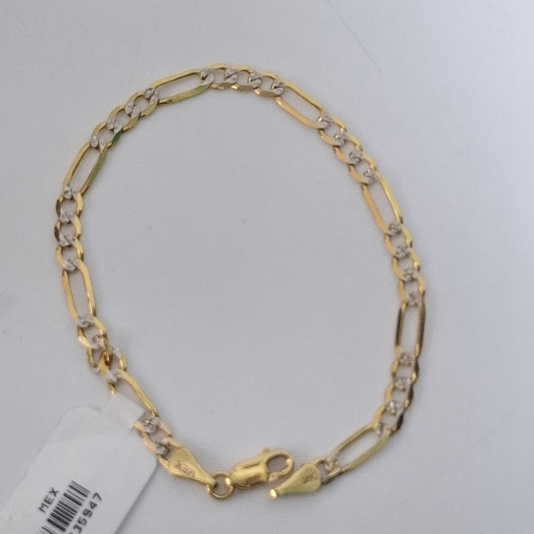 PULSERA 3X1 14K 18 CM 4 GR (NUEVO)