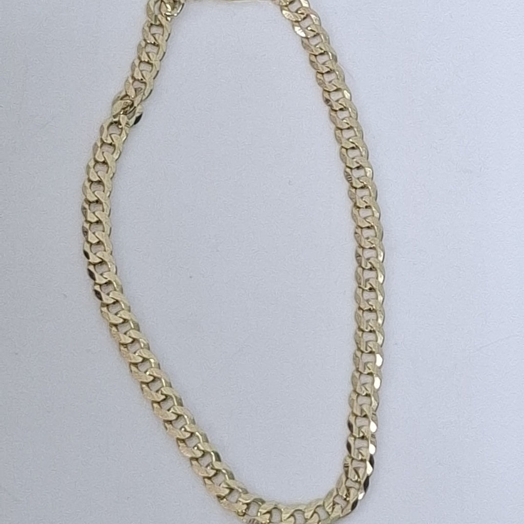 PULSERA BARBADA 14K 18 CM 3.3 GR (NUEVO)