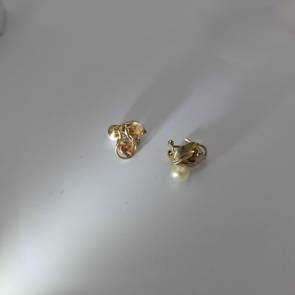 ARETES PAR ORO 14 K 3.7 GRMS (SEMINUEVO)