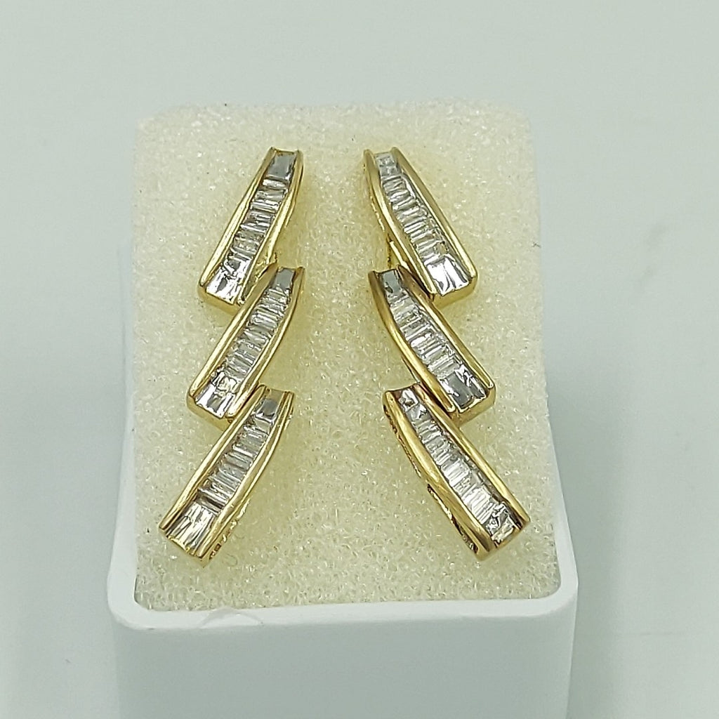 ARETES PAR ORO 14 K 4,70 GRMS (SEMINUEVO)