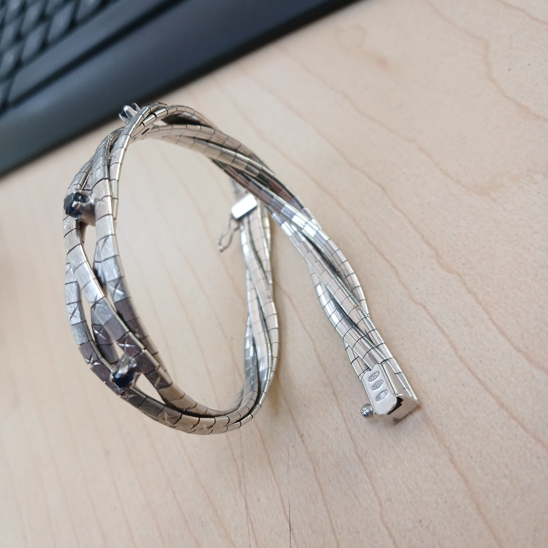 PULSERA ORO, ORO BLANCO 18 K 28 GRMS (SEMINUEVO)
