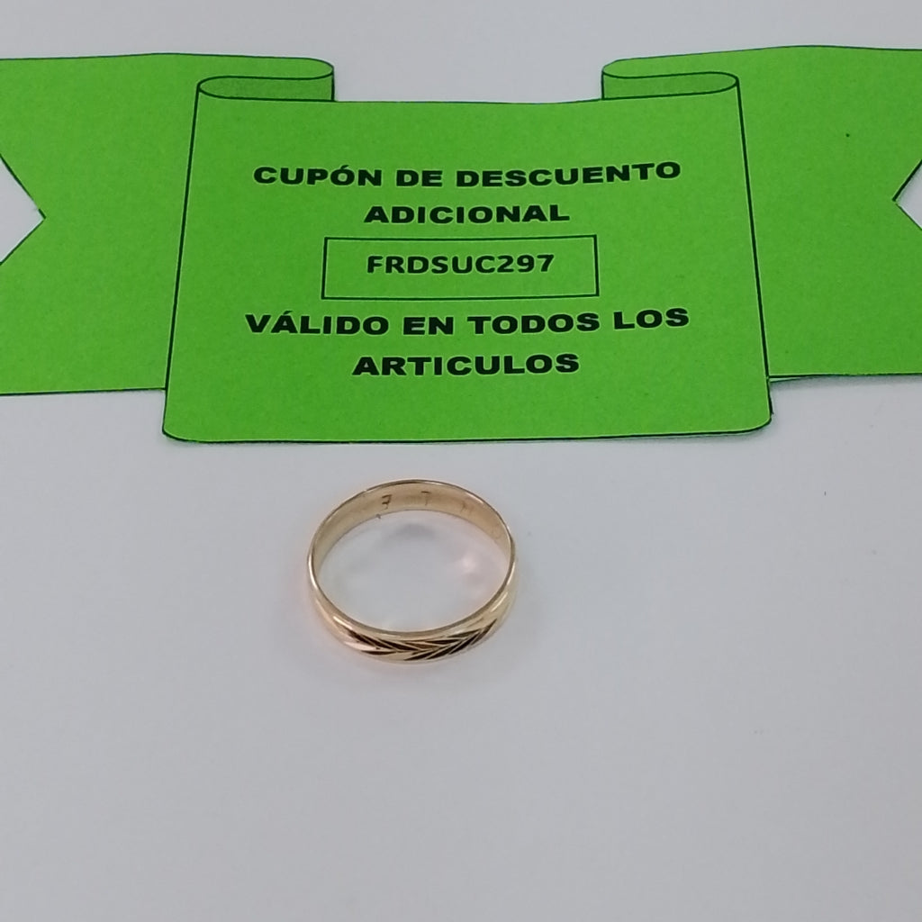 ARGOLLA ORO 8 K 1.3 GRMS (SEMINUEVO)