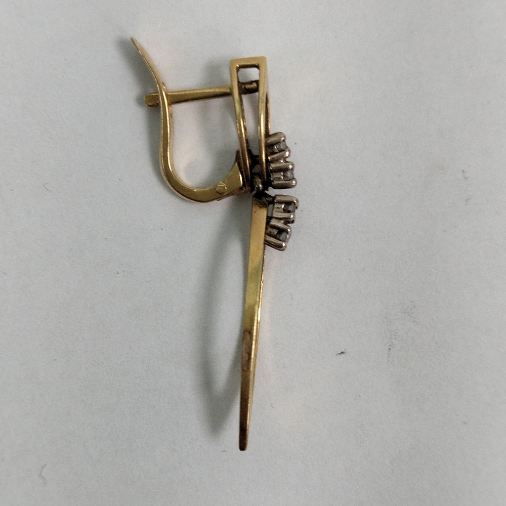 ARETES PAR ORO 18 K 4,00 GRMS (SEMINUEVO)