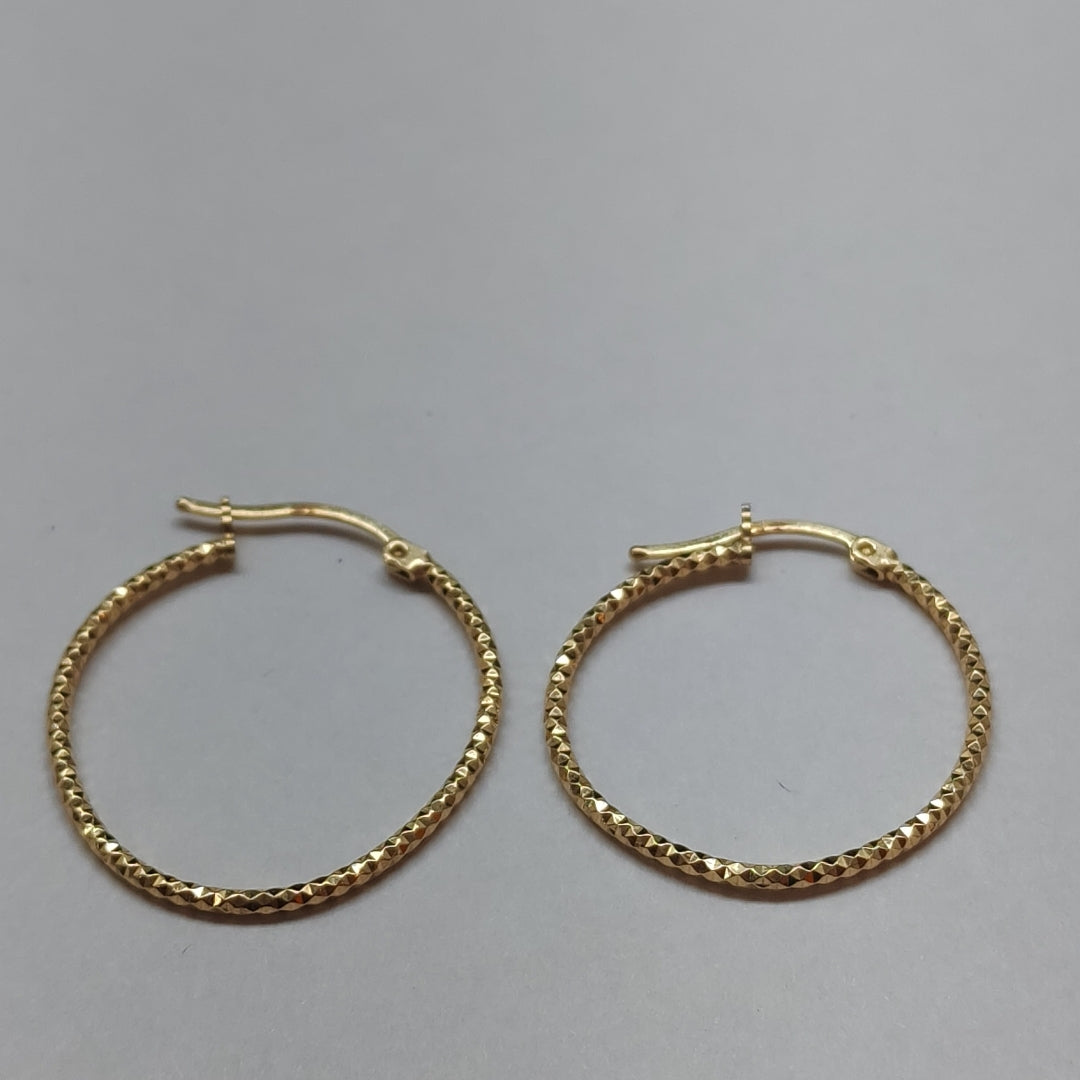 ARRACADAS PAR ORO 10 K 1.8 GRMS (SEMINUEVO)