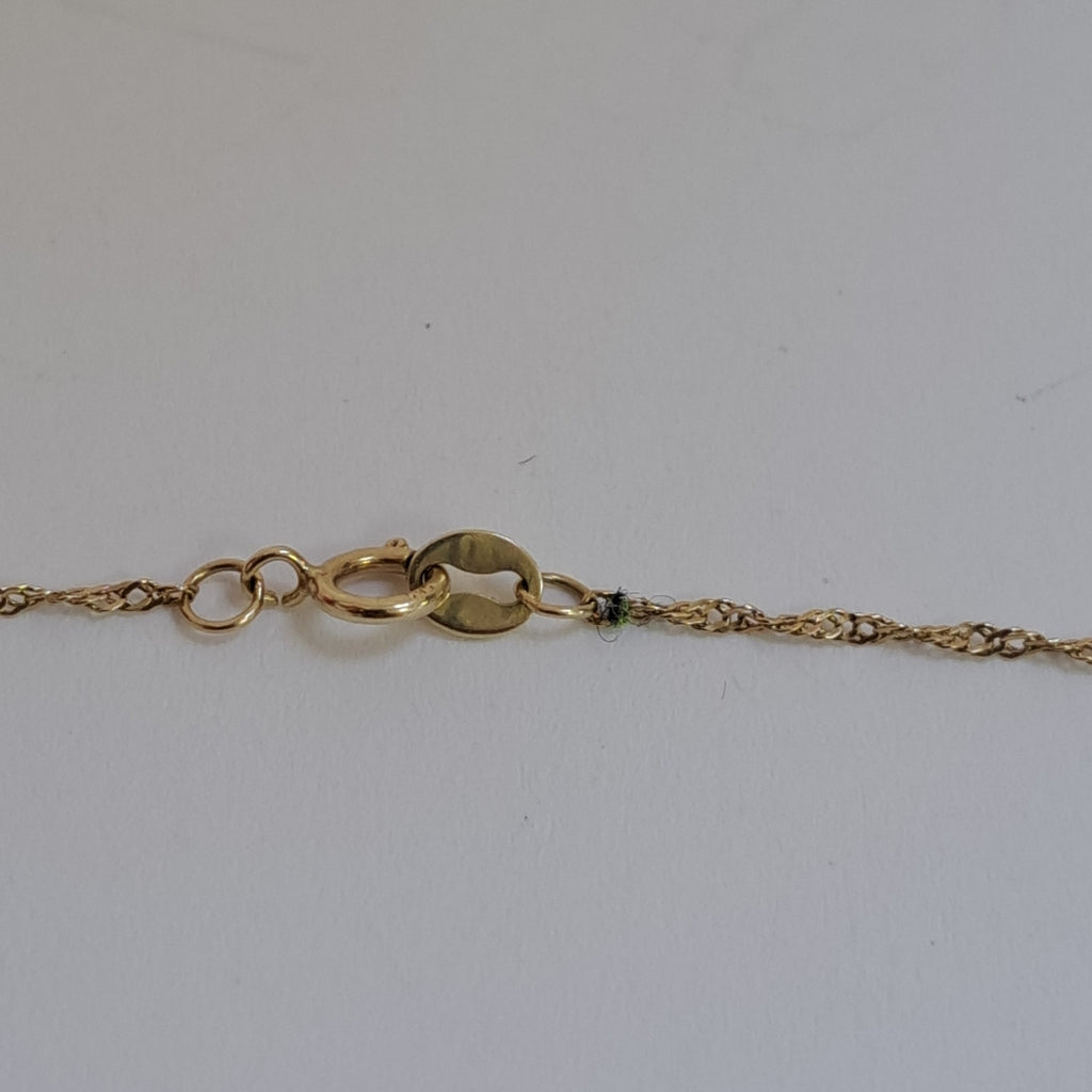 CADENA ORO COMBINADO 14 K 1,20 GRMS (SEMINUEVO)