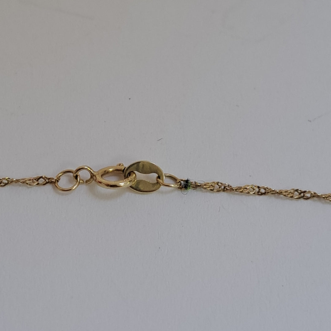 CADENA ORO COMBINADO 14 K 1,20 GRMS (SEMINUEVO)