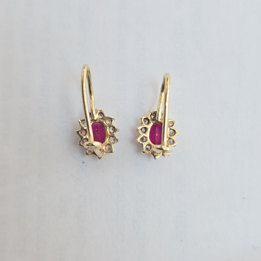 ARETES PAR ORO 10 K 1.5 GRMS (SEMINUEVO)