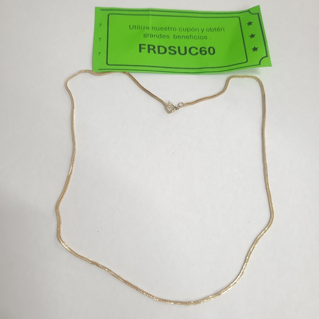 CADENA ORO 14 K 2,50 GRMS (SEMINUEVO)