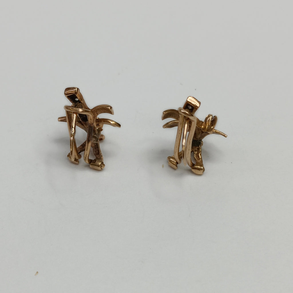 ARETES PAR ORO 10 K 2.4 GRMS (SEMINUEVO)