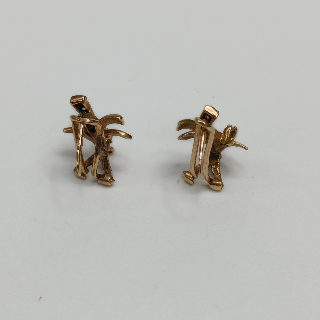 ARETES PAR ORO 10 K 2.4 GRMS (SEMINUEVO)