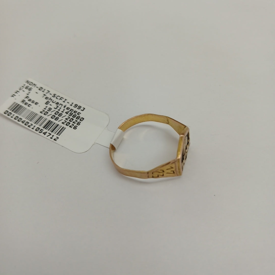 ANILLO DE GRADUACIÓN ORO 8 K 1,80 GRMS (SEMINUEVO)
