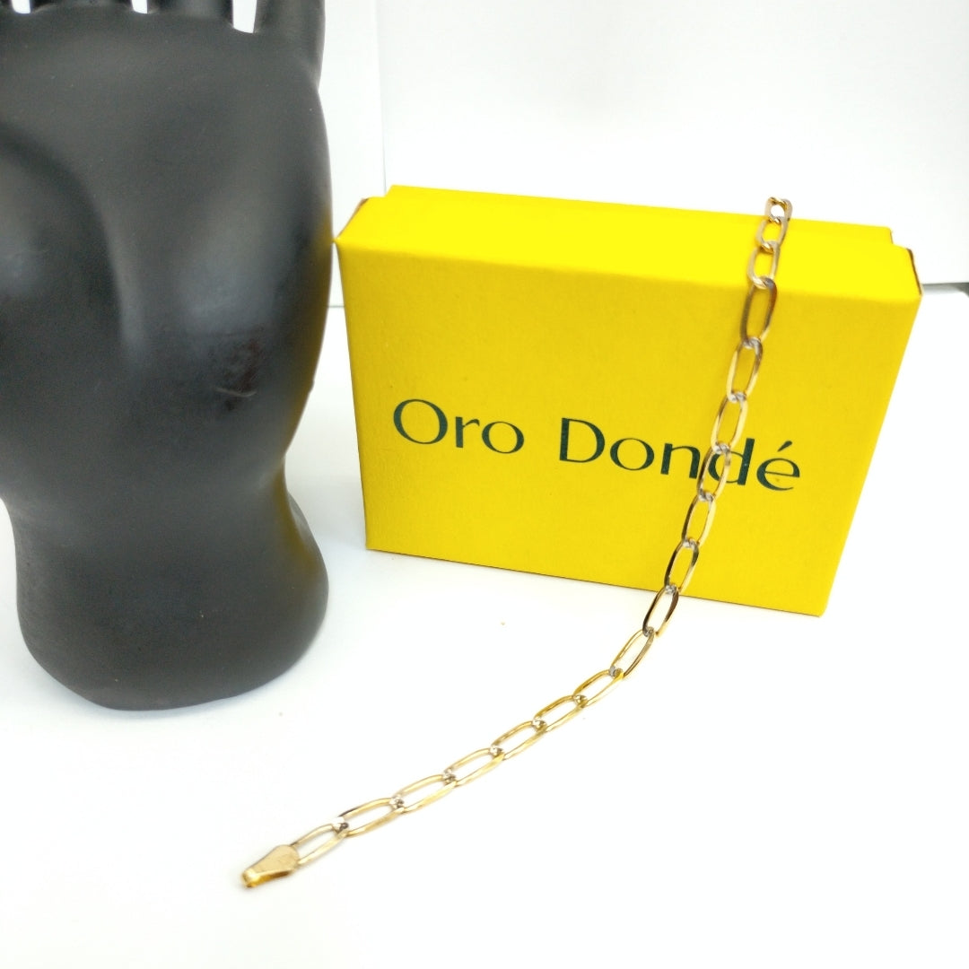 PULSERA TEJIDO ESLABONES 3.9G 18 CM (NUEVO)