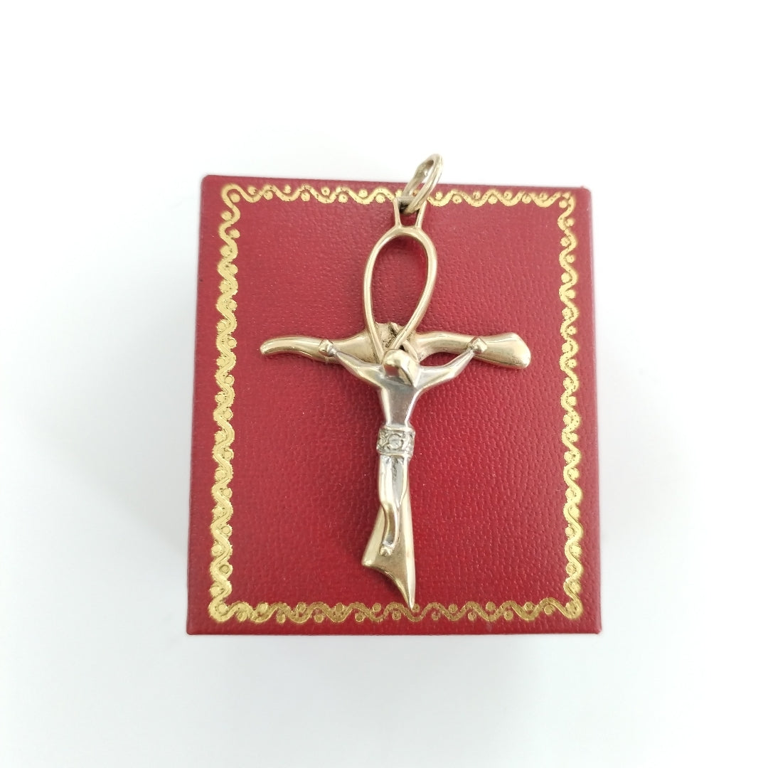 CRUCIFIJO ORO 14 K 4,30 GRMS (SEMINUEVO)
