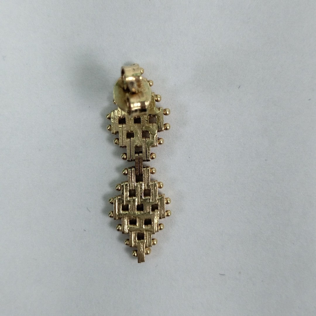 ARETES PAR ORO 14 K 3,10 GRMS (SEMINUEVO)