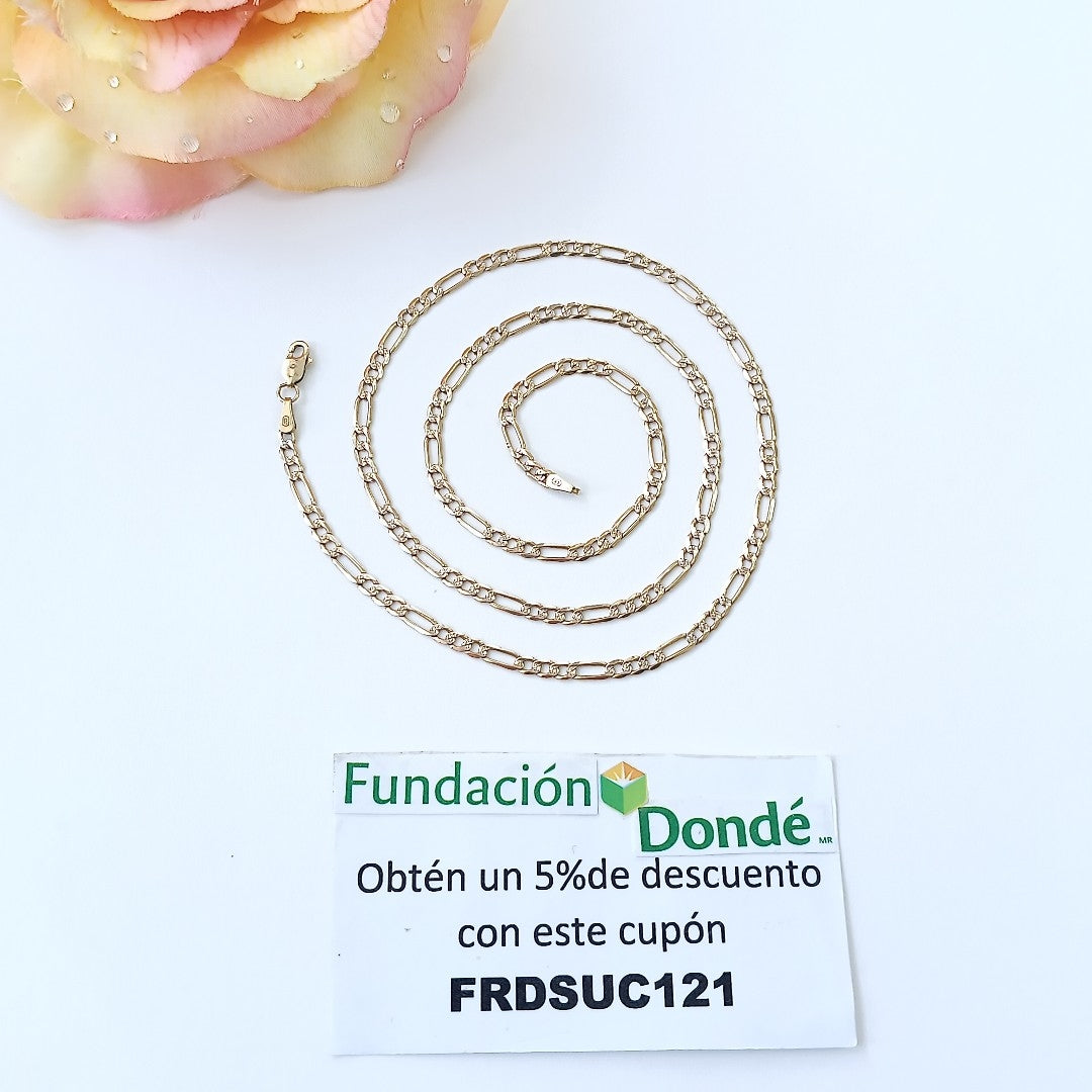 CADENA ORO,PLATINO 10 K 6,80 GRMS (SEMINUEVO)