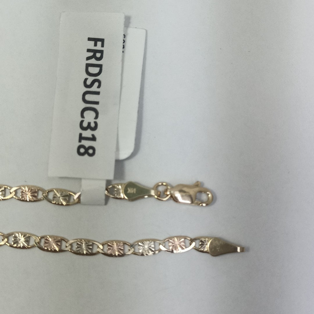 PULSERA GUCHI 14K 18 CM 3 GR (NUEVO)
