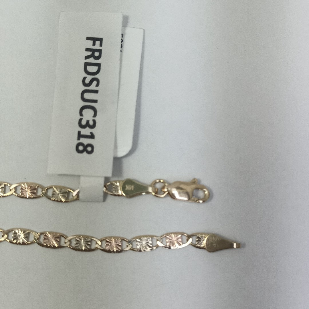 PULSERA GUCHI 14K 18 CM 3 GR (NUEVO)