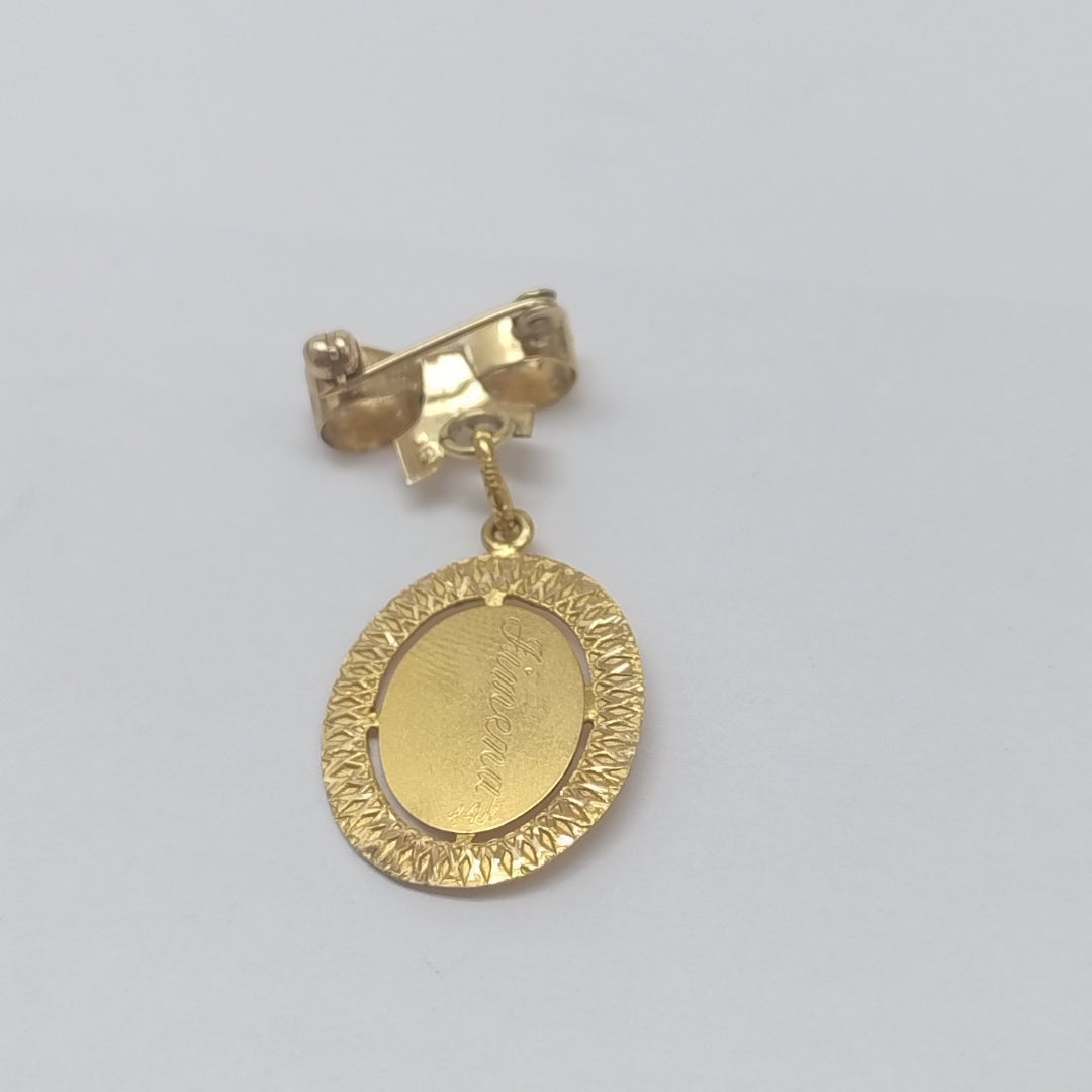 MEDALLA RELIGIOSA ORO 14 K 2,80 GRMS (SEMINUEVO)