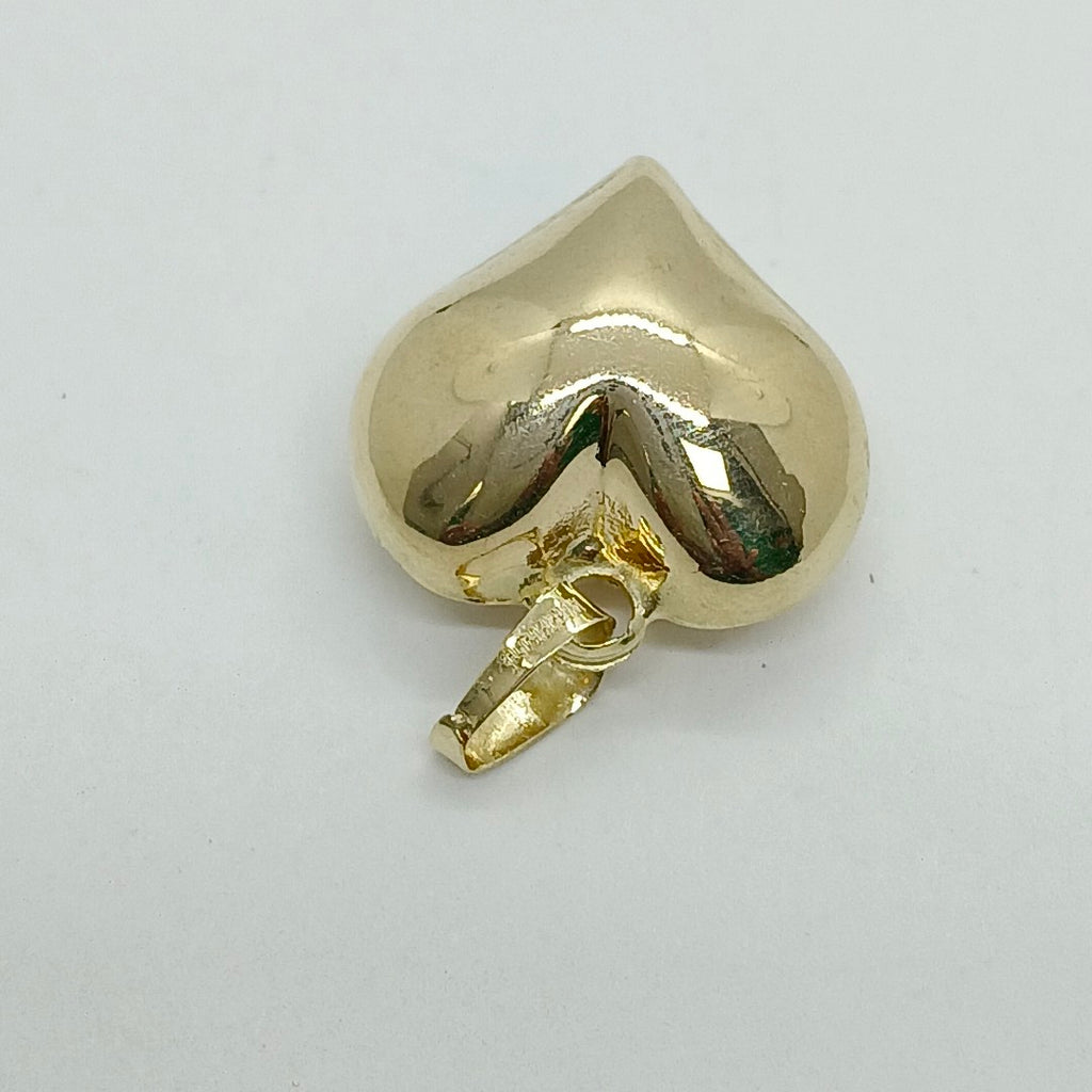DIJE TEJIDO CORAZON LISO 14K 1.1 GR (NUEVO)