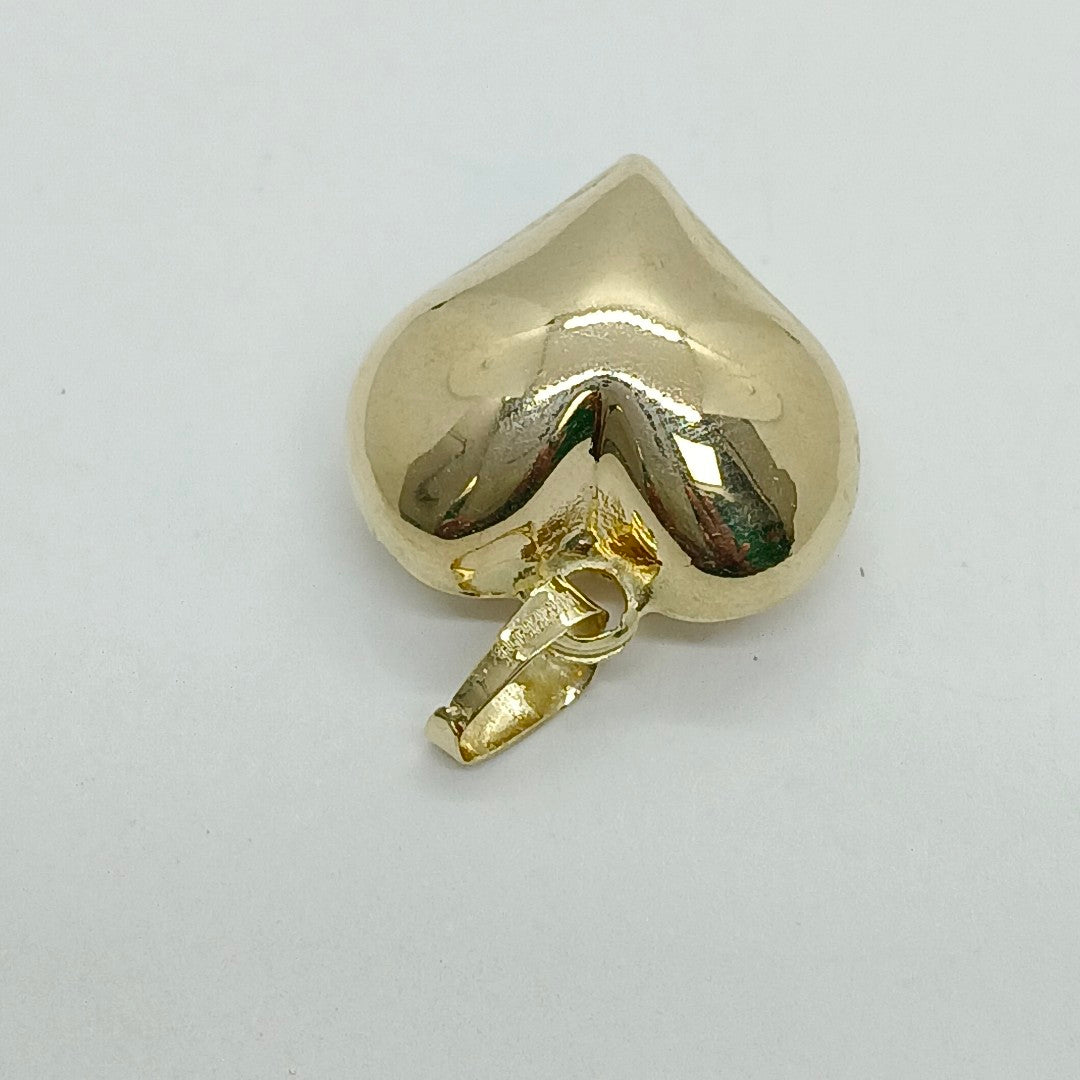 DIJE TEJIDO CORAZON LISO 14K 1.1 GR (NUEVO)