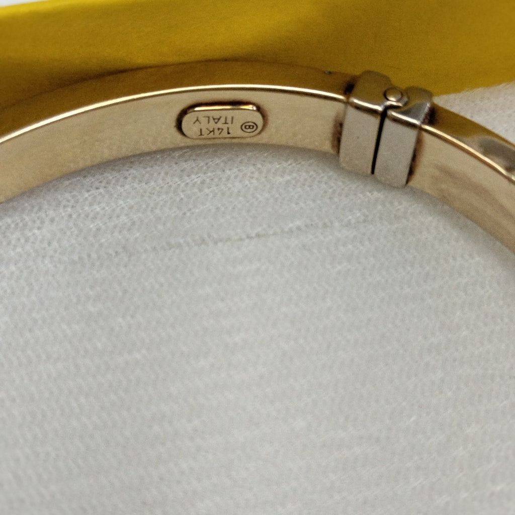 PULSERA RIGIDA ORO 14 K 7.6 GRMS (SEMINUEVO)