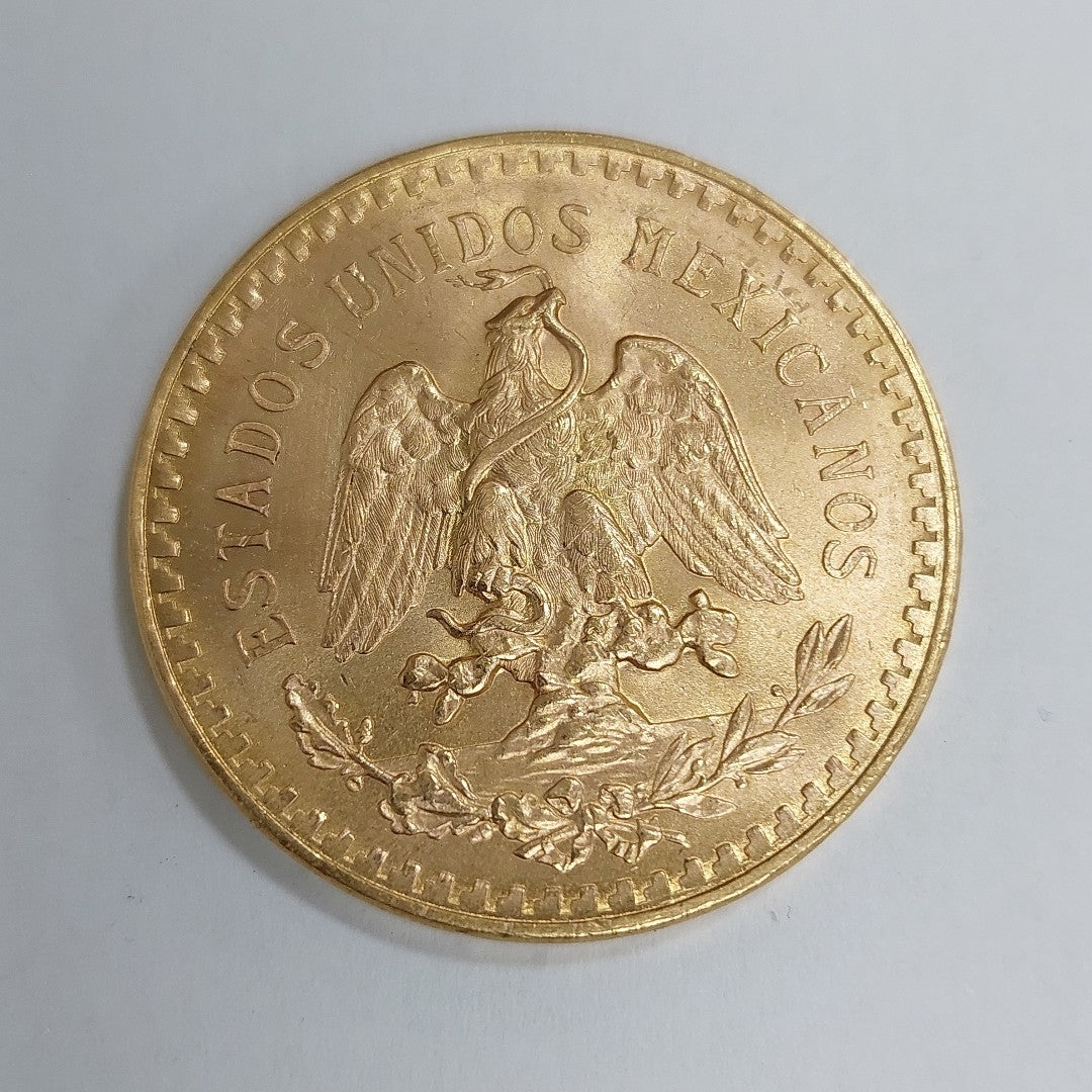 K1 41.6 GRMS 21 K IDENTIFICACIÓN MONEDA NOMINATIVA MONEDAS PESOS 50 PESOS (SEMINUEVO)