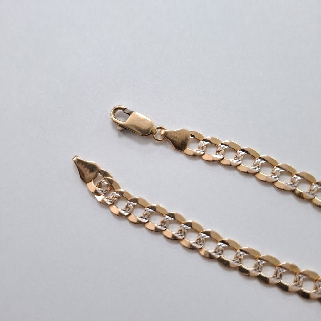 PULSERA ORO, RODIADO 14 K 8.6 GRMS (SEMINUEVO)