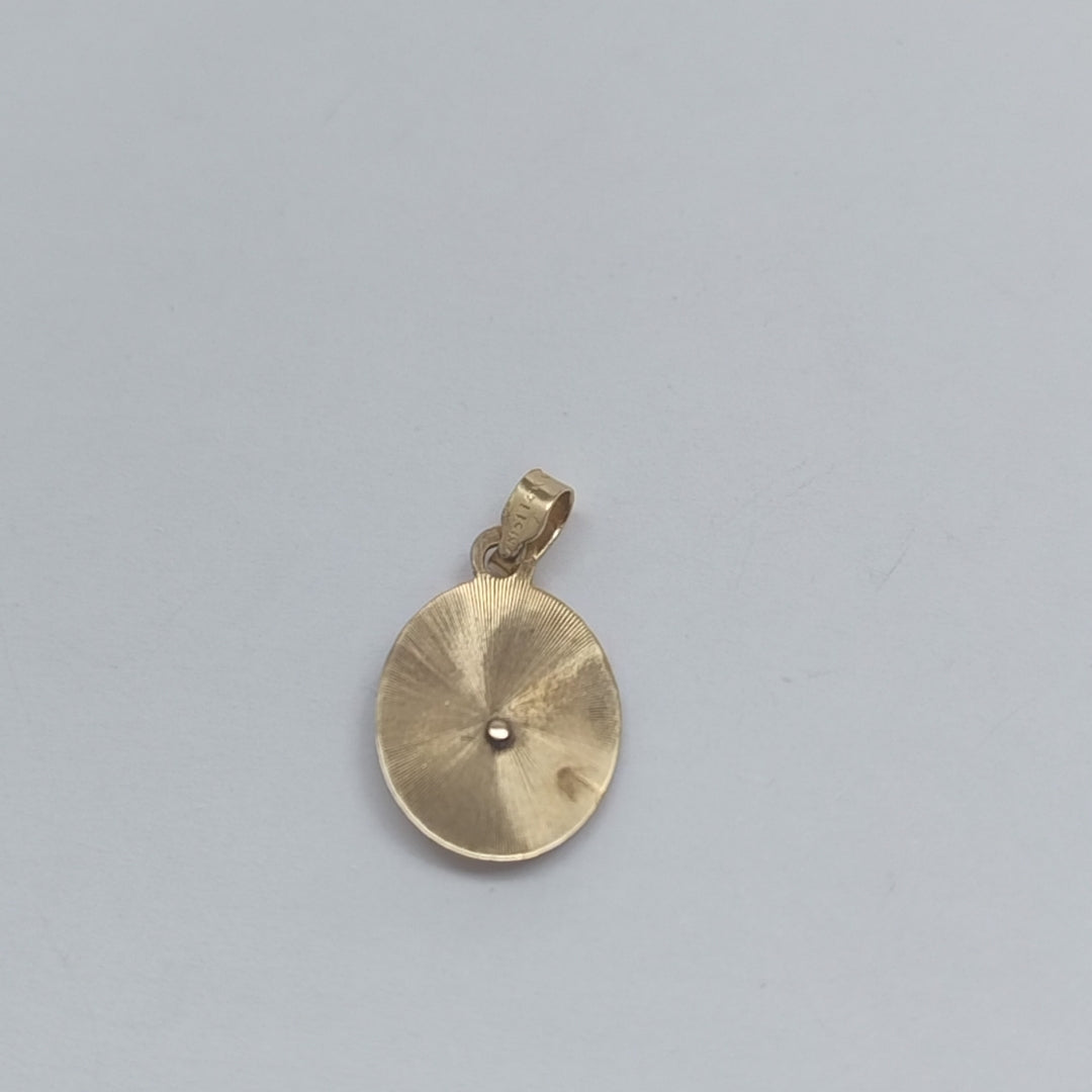 MEDALLA RELIGIOSA ORO 14 K 0.9 GRMS (SEMINUEVO)