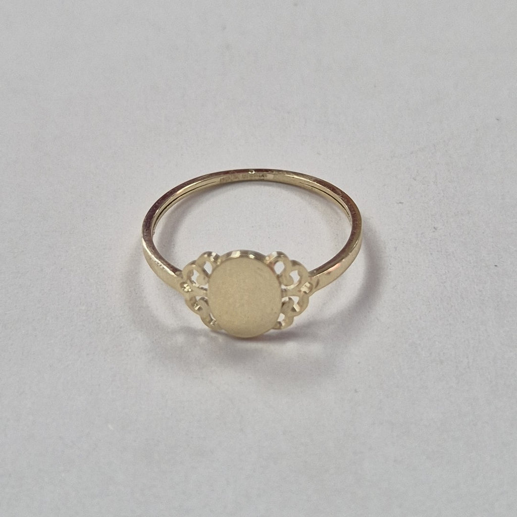 ANILLOS ANILLITO 10K TALLA 7 0.9 GR (NUEVO)