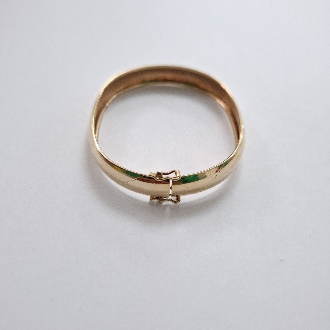 PULSERA RIGIDA ORO 14 K 7,40 GRMS (SEMINUEVO)