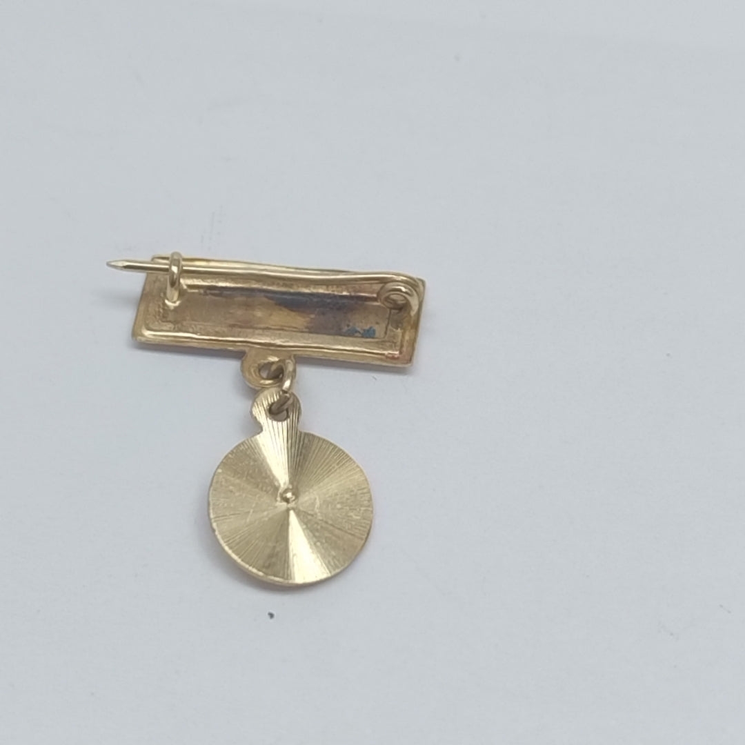 PRENDEDOR ORO 14 K 1.4 GRMS (SEMINUEVO)