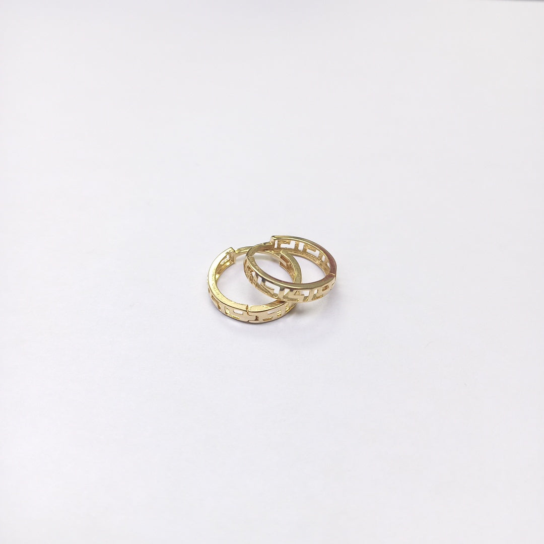 ARRACADAS PAR ORO 14 K 1.2 GRMS (SEMINUEVO)