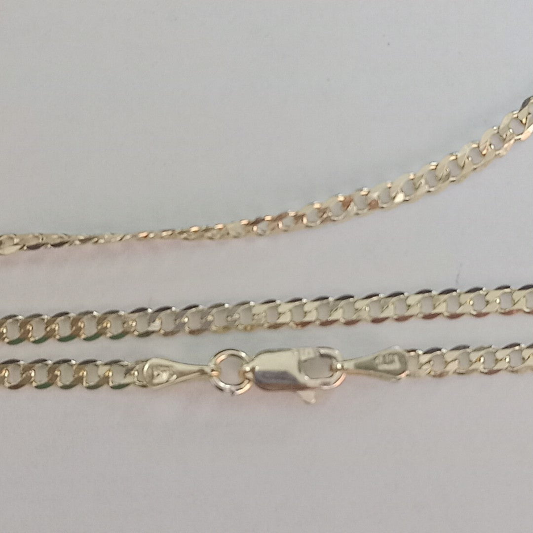 CADENA BARBADA 14K 60 CM 5.9 GR (NUEVO)
