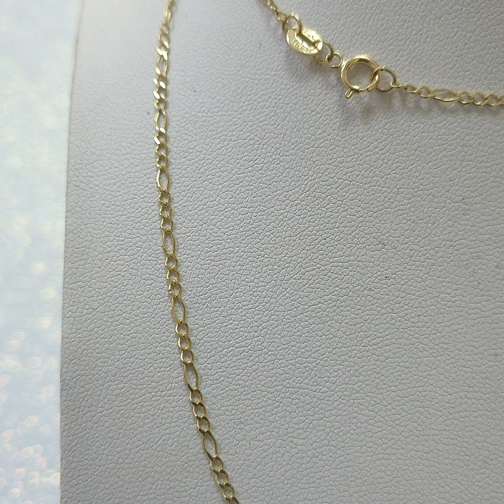 CADENAS TEJIDO 3X1 ORO 10K 55 CM 2.1 GR (NUEVO)