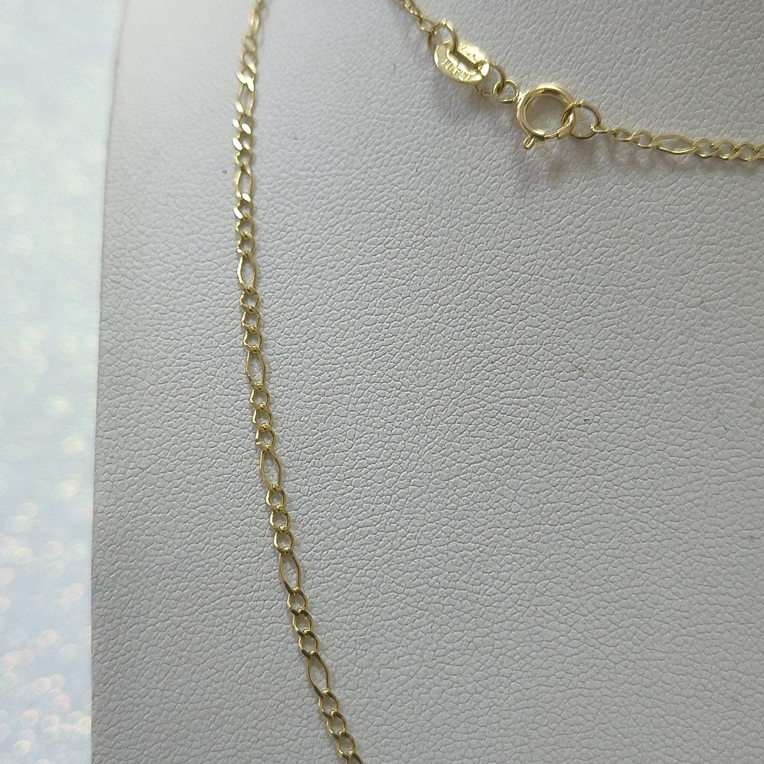 CADENAS TEJIDO 3X1 ORO 10K 55 CM 2.1 GR (NUEVO)