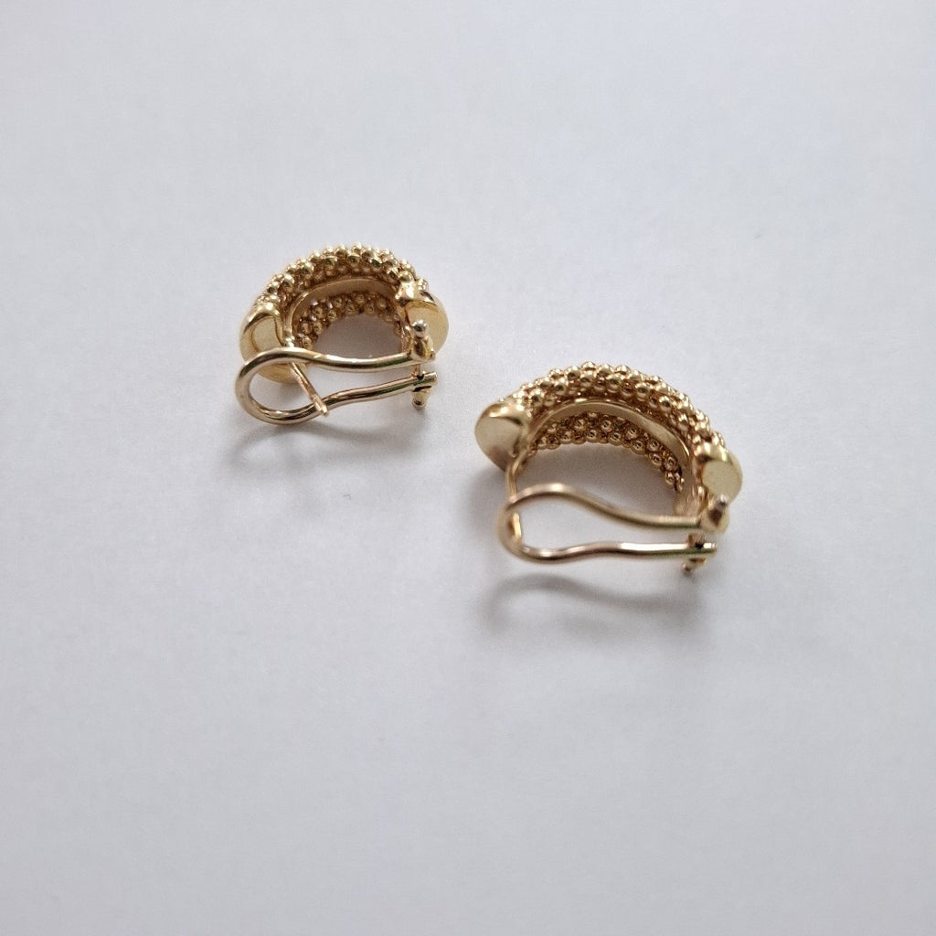ARETES PAR ORO 14 K 7.7 GRMS (SEMINUEVO)