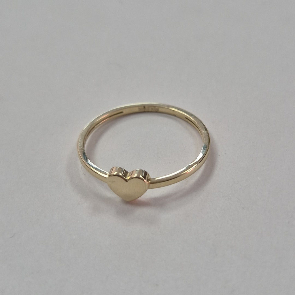 ANILLOS ANILLITO FIG CORAZON 10K TALLA 9 1.2 GR (NUEVO)