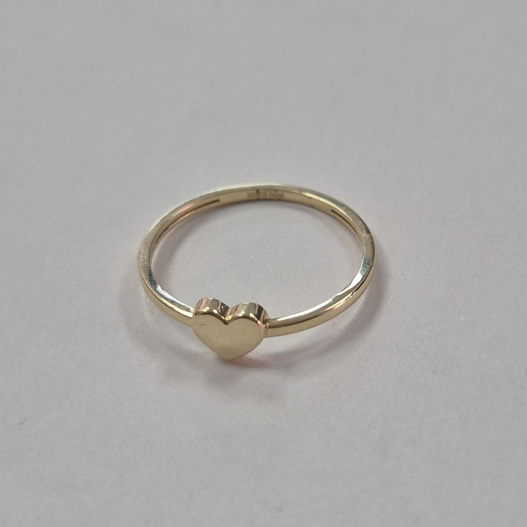 ANILLOS ANILLITO FIG CORAZON 10K TALLA 9 1.2 GR (NUEVO)