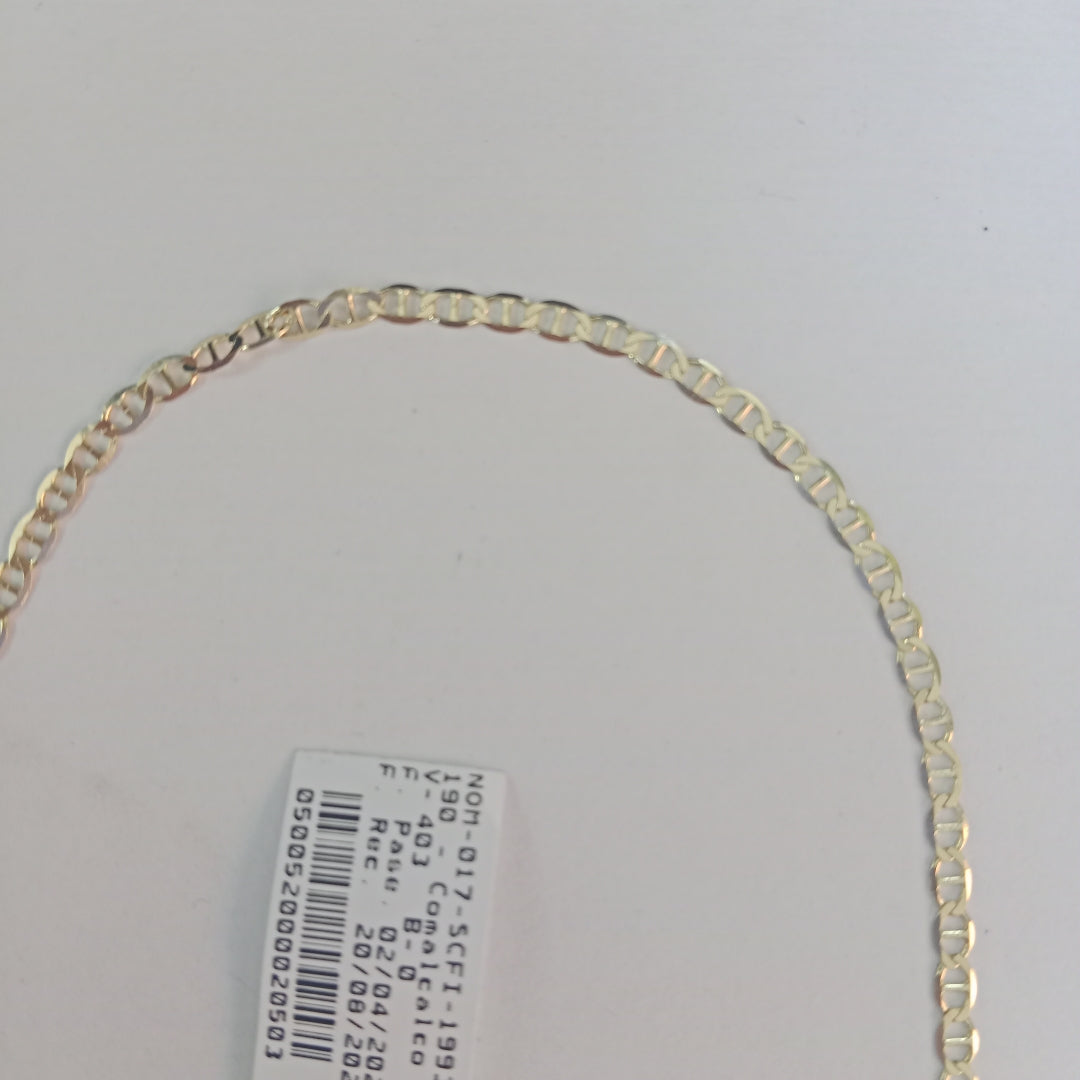 CADENAS TEJIDO GUCHI ORO 10K 55 CM 4.1 GR (NUEVO)