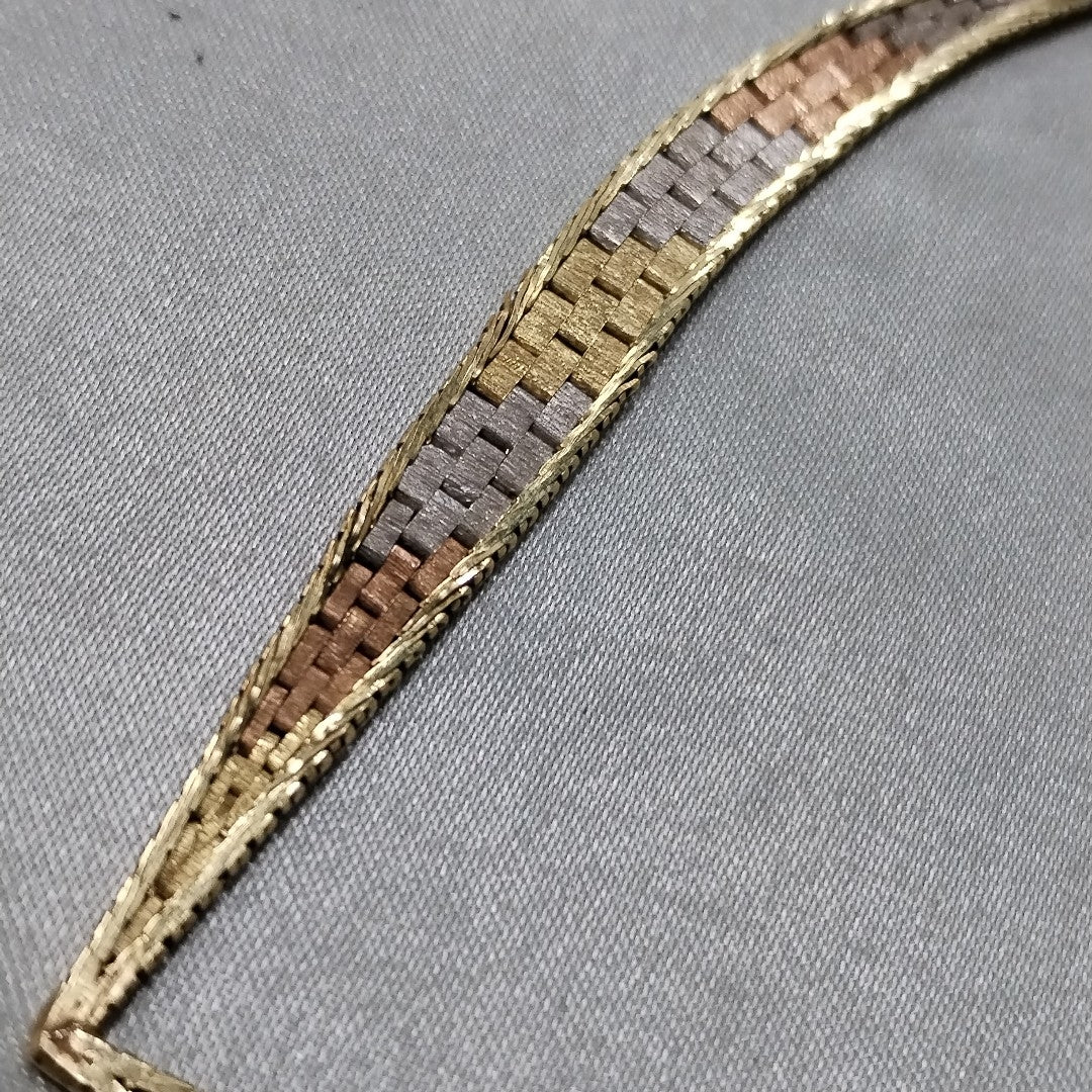 GARGANTILLA ORO, ORO COMBINADO 14 K 13.9 GRMS (SEMINUEVO)