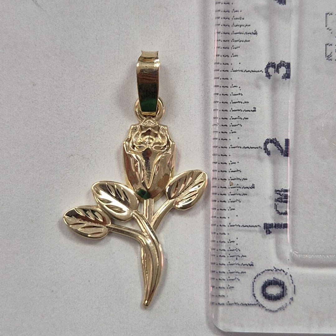 DIJE ROSA 10K 1.3 GR (NUEVO)
