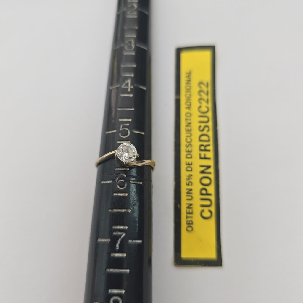 K1 1,70 GRMS 10 K ESPECIFICACIONES COMPLEMENTARIAS ANILLITO TIPO SOLITARIO CON S (SEMINUEVO)